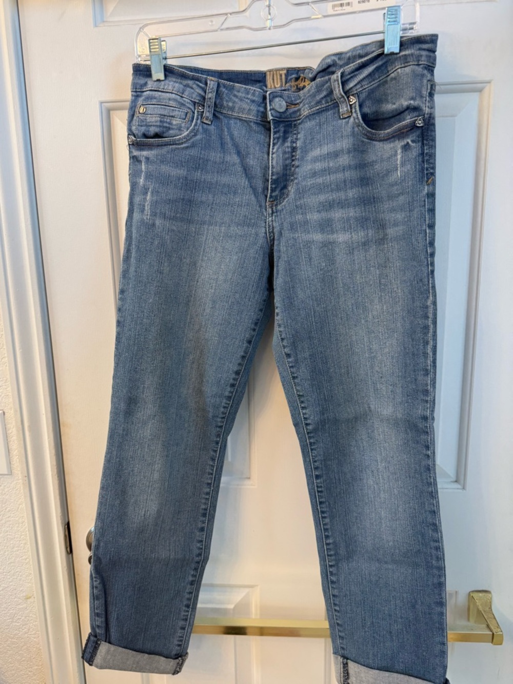 Kut from the Kloth Women's Light Wash Blue Jeans - Classic Casual Fit